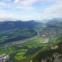 Flugwegposition um 16:02:47: Aufgenommen in der Nähe von Gemeinde Neustift im Stubaital, 6167 Neustift im Stubaital, Österreich in 2816 Meter